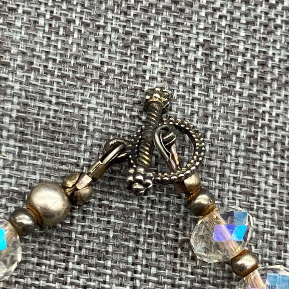 Angelfish Anklet Ankle Bracelet Angel Fish Multi Color Pastel Silver Retro BoHo - Picture 5 of 7